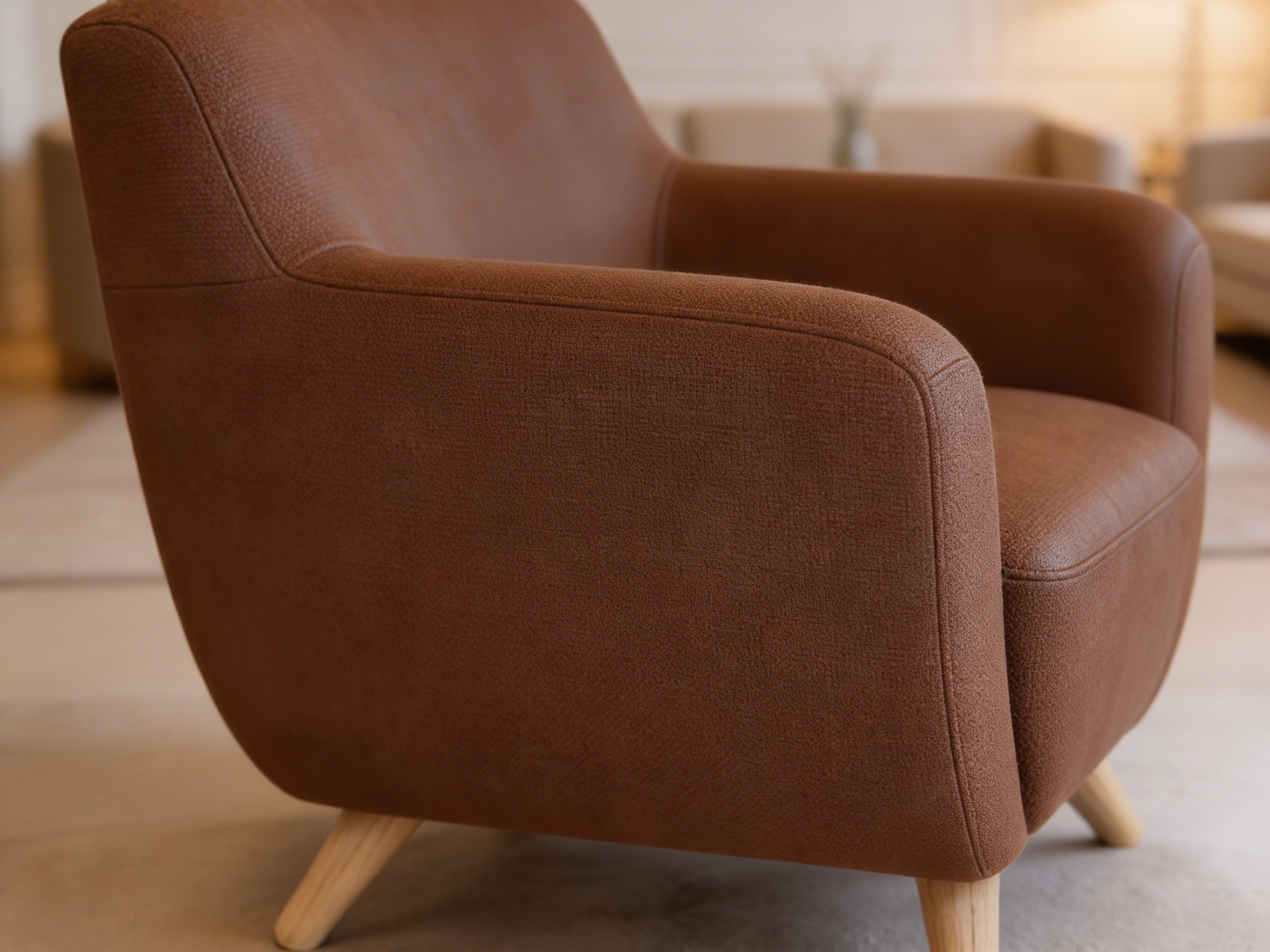 Lunovia Lounge Chair Brown