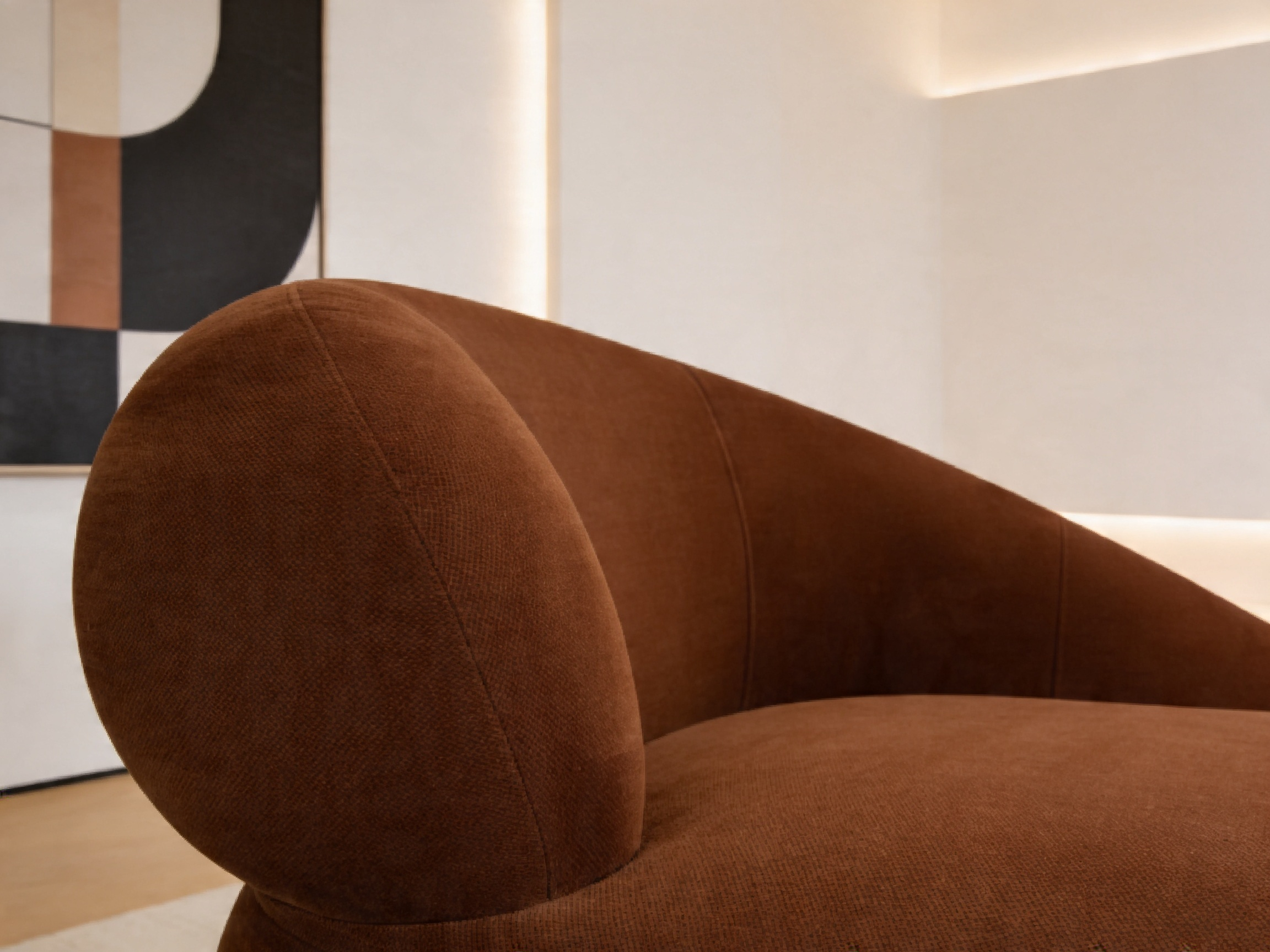 Vellora Lounge Chaise Brown