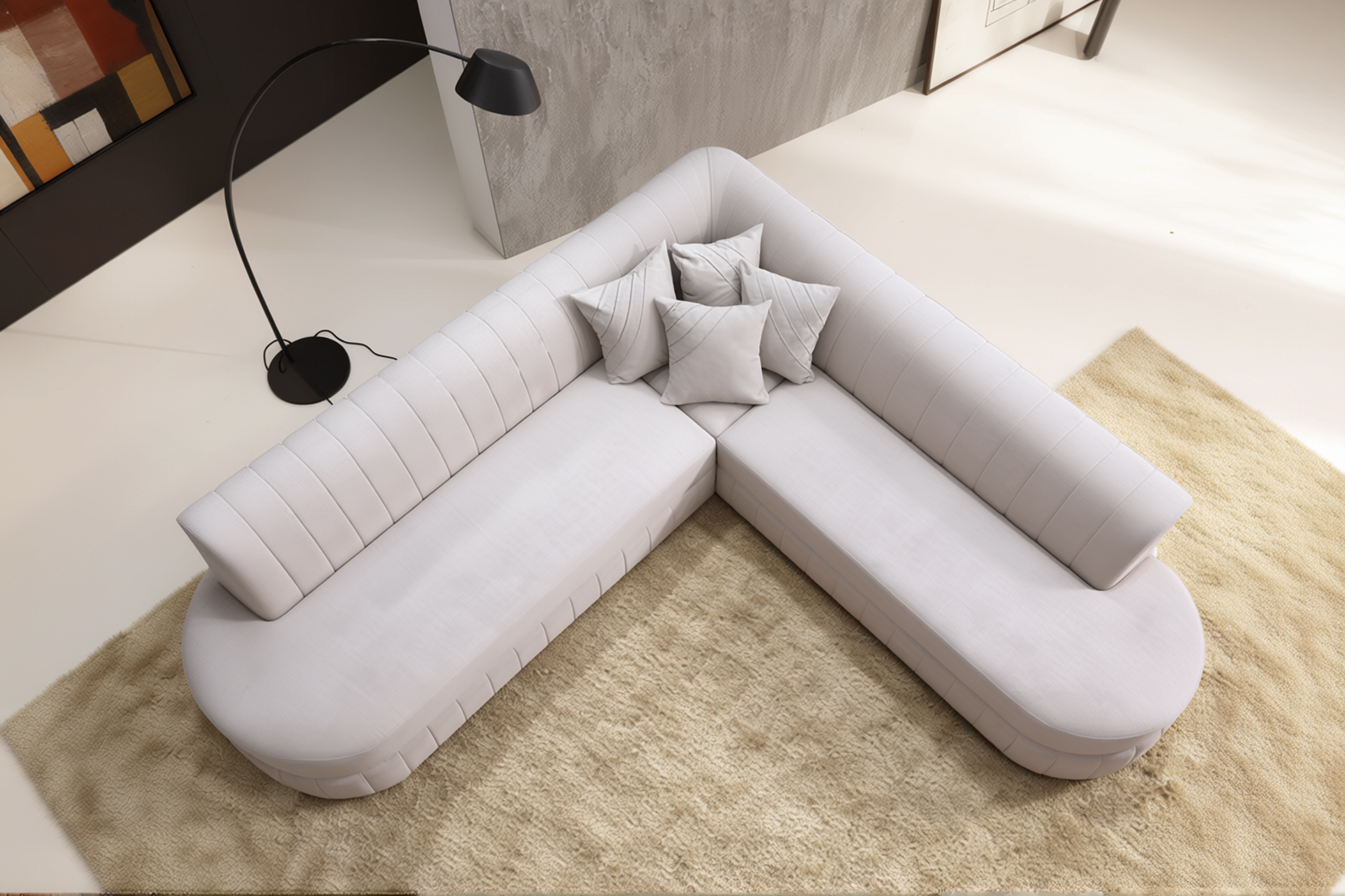 Milano Curve Corner Sofa