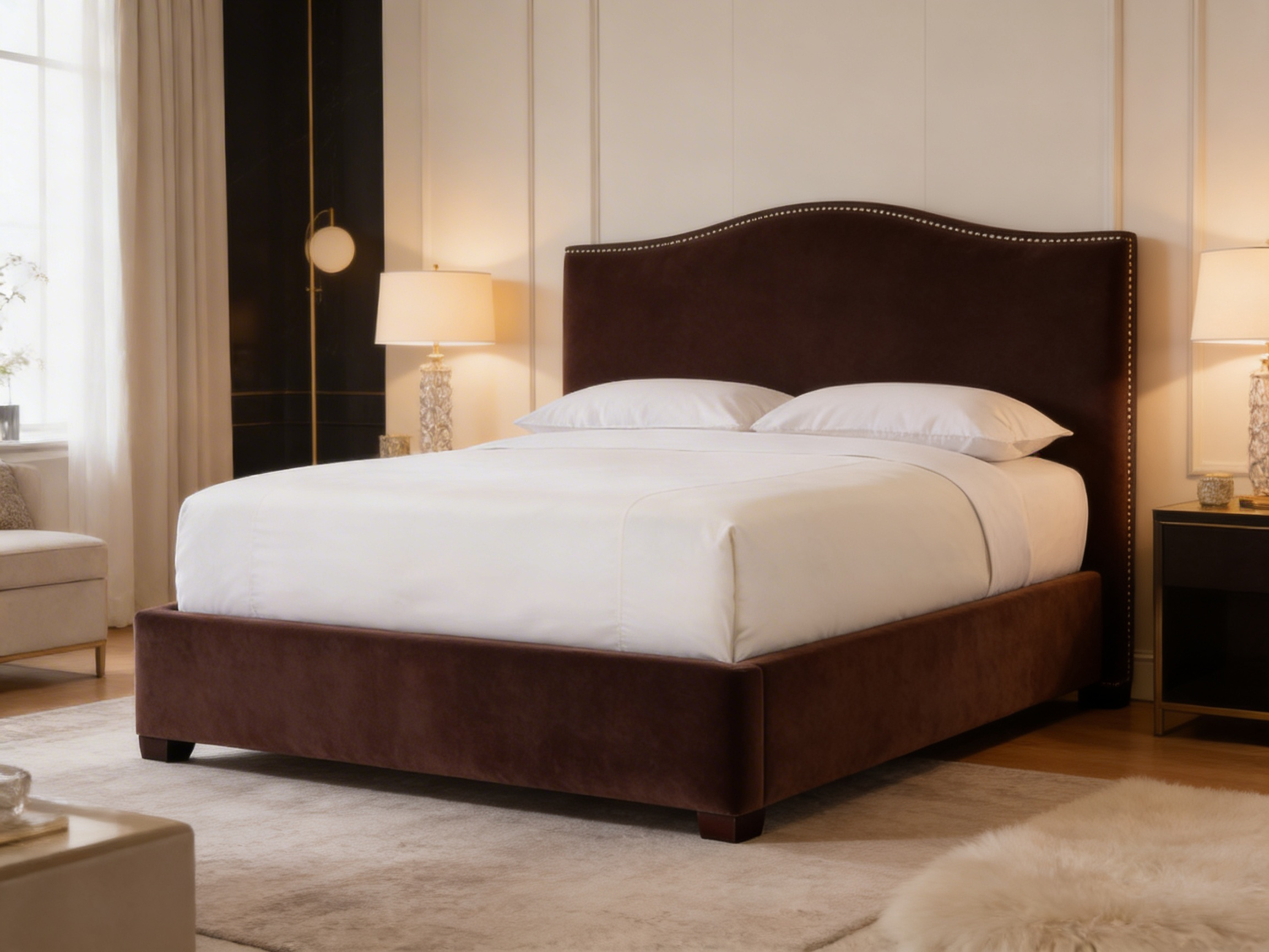 Sorellia Dark Brown Boxspring