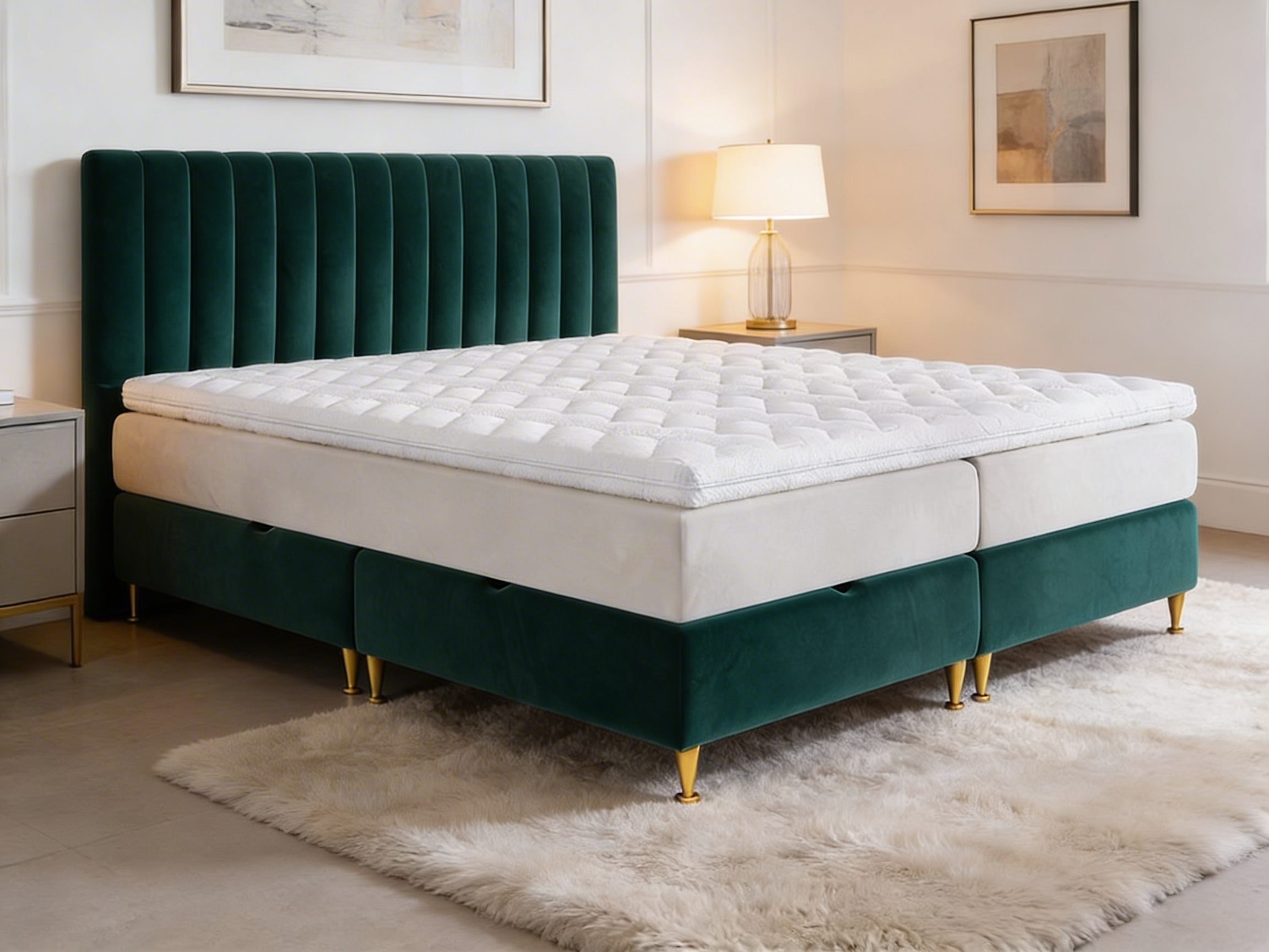 Lunavelle Boxspring Green
