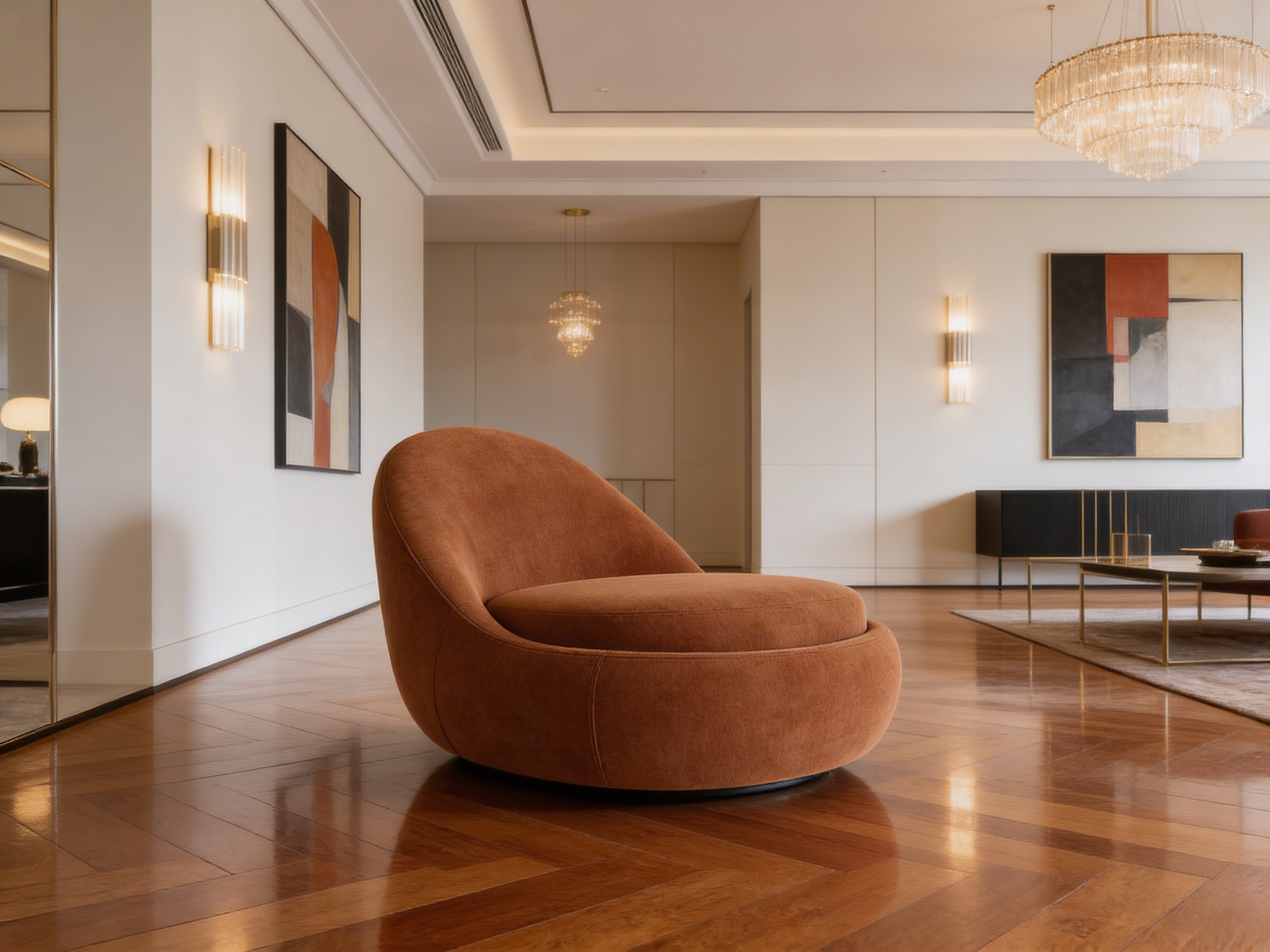 Orvella Lounge Chair Brown